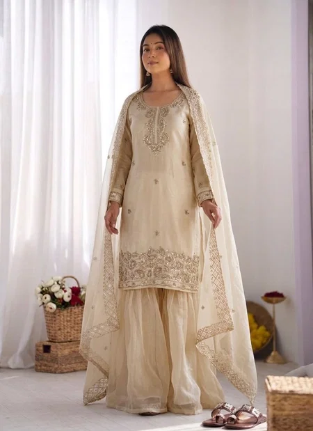 Nsr 893 Gmy Choo Silk With Embroidery Work Plazo Suits Wholesale Online